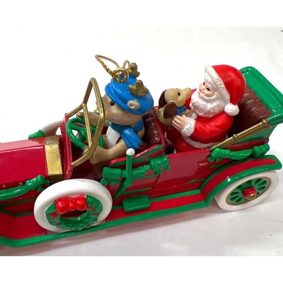 Santas Best Collectable Christmas Charm "Home Blitzen!" First Edition Car - Picture 2 of 6